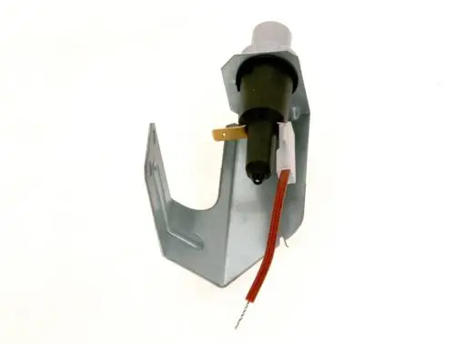 Piezozünder von Bosch mit metallischer Halterung und elektrischen Anschlüssen, geeignet für zündende Anwendungen in Heizgeräten oder Kochgeräten.